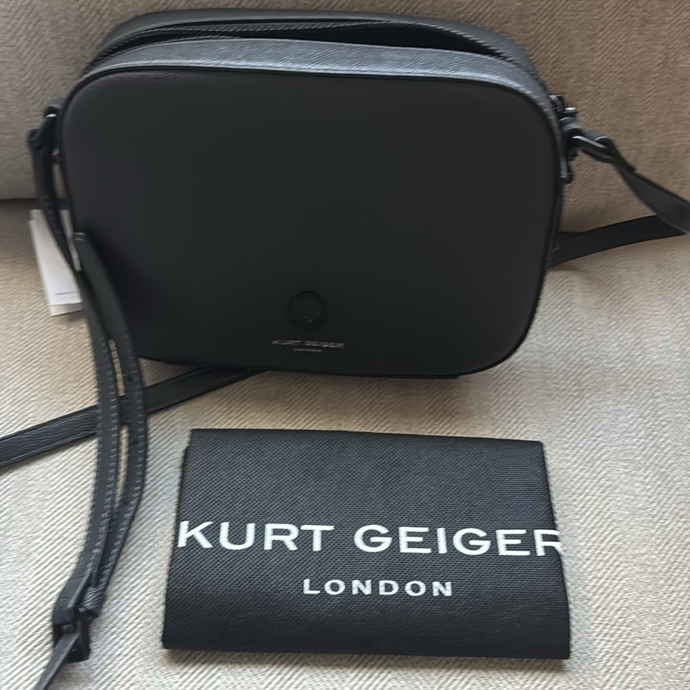 Kurt Geiger Elegant Black Shoulder Bag